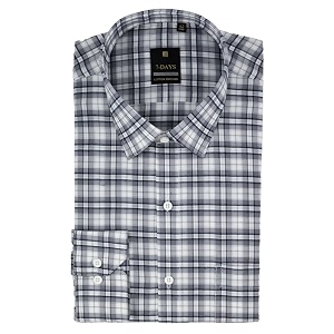7-DAYS Mens Premium Checks Formal Shirt -