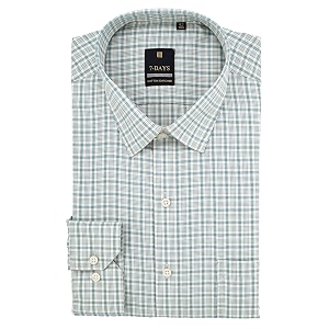 7-DAYS Mens Premium Checks Formal Shirt -