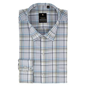 7-DAYS Mens Premium Checks Formal Shirt -