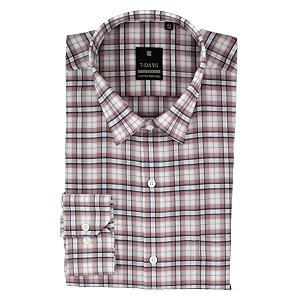 7-DAYS Mens Premium Checks Formal Shirt -