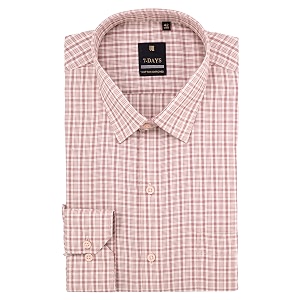 7-DAYS Mens Premium Checks Formal Shirt -