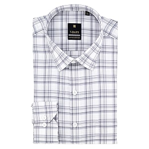 7-DAYS Mens Premium Checks Formal Shirt -
