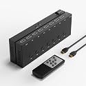 7 HDMI Converter with 4k@60Hz HDMI Switch &amp; Infrared Remote Control - Ideal for Nintendo Switch/OLED/Xbox PS5/4/3 Blu-Ray Player Fire TV Stick Roku Apple TV Chromecast PC