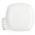 7 inch Catering Square Appetizer Plate Dessert Plates, 8 Pack