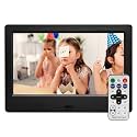 7 Inch Digital Picture Frame, 1024x600 HD IPS Display Digital Photo Frame with Remote Control, USB or SD Card Required, Supports Photo/Video/Music/Calendar/Slideshow