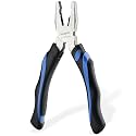 URASISTO 7-Inch Linesman Pliers with Rubber Grip Handle for Basic Repair, DIY Projects and Home