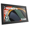 7 Inch Mini Monitor,TFT LCD Screen,HDMI/USB/Card/AV Input,Mini Monitor with Built-in Speakers and Remote,Multi-Function Mini Small Display for Raspberry Pi PC/TV/DVD