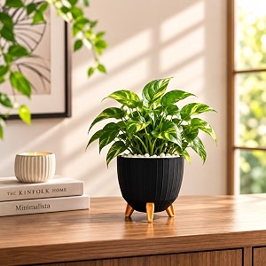 7 Inch Plastic Flower Pot for Indoor