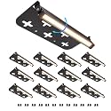 7 Inch Retaining Wall Lights, 2700K LED Hardscape Lighting, 12 Pack