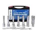 7 Pack 1/2" to 1-1/16" Annular Cutters Set with Weldon Shank