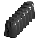 7 Pack Mens Athletic Shorts with Pockets - Gym Basketball Workout Quick Dry