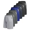 7 Pack Mens Athletic Shorts with Pockets - Gym Basketball Workout Quick Dry