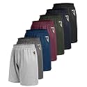 7 Pack Mens Athletic Shorts with Pockets - Gym Basketball Workout Quick Dry