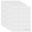 7 Pcs 7 Count Plastic Canvas Sheets,10.3in x 13.2in Plastic Mesh Sheet, Eye Mesh for Embroidery, Knit Crochet Projects, DIY Handicraft, Make Dividers