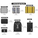7 Pcs Foldable Luggage and Laundry Bag