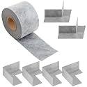 7 Pcs Waterproof Membrane Kit with Corners, 0.42 x 100ft