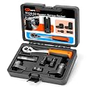 7 Piece Oxygen Sensor Socket Set with Ratchet Wrench