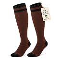 70% Unisex Merino Wool Compression Socks 15-20 mmHg Knee High Comfort