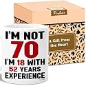 70 Year Old Birthday Gifts, Mug 11oz, Funny Gift for Women, Men 1956