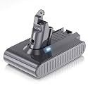 6000mAh Replacement for Dyson V6 Battery Compatible with V6 Battery Animal Absolute Motorhead Fluffy SV03 SV04 SV06 SV07 SV09 DC58 DC61 DC62 DC72 DC74 Vacuum Cleaner