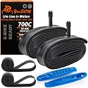 700C Heavy Duty Bike Tubes 700x35C-43C 35/43-622 Schrader Valve 32mm 2 PCS