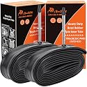 700x18/23/25C Heavy Duty Bike Tubes 18/20/23/25-622 60mm Presta Vlave 2 PCS