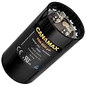 708-850 uF 708/850 MFD uf 50/60 Hz 110-125 VAC Volts Round Start Capacitor - Compatible with AC Motor Run or Fan Start and Cool or Heat Pump Air Conditioner - Replaces 11028 11928 PMJ708 PMJ708A