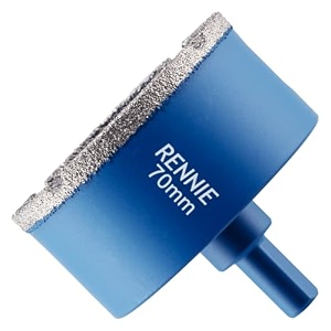 70mm diamond hole saw drill bit with tri shank for porcelain tiles ceramic slate stone granite marble glass diamond core holesawhole cutter