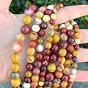 70pcs Adabele Natural Mookaite Jasper Gemstone 10mm Round Beads