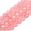 70pcs Synthetic Red Cherry Quartz Gemstone 10mm Round Beads