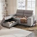 71.2534 L Shaped Sectional Couch Deep Seat