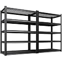71"H Garage Shelving 3000LBS 5 Tier Storage Shelves,Adjustable Heavy Duty Metal Shelving Unit and Storage Large Wire Rack,Utility Steel Shelf For Shop Warehouse Industrial Pantry Basement71"x35"x15.7"