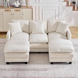 72 Cloud 3 Seater Couch with 2