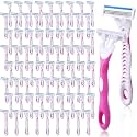 72 Count Women's Disposable Razors Blades Bulk