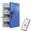 72 Key Lock Box Smart Key Organier Cabinet with Keypad & App for Office