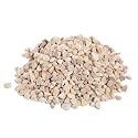 72 LBS Natural Gravel(6 x 12 LBS Bags) for Fish Tank, StoneCreek Betta Fish Aquarium Gravel, Vase Filler, River Rocks, Landscaping, Perfect for Aquarium Decor, Fish Tank, Indoor Plant, Pale Yellow