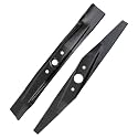 72531-VR8-M00&amp;72511-VR8-M00 21" Mower Blade Kit Compatible with Hon da HRB215 HRB216 HRB217 HRM215 HRR216 HRS216 HRT216 HRN216 Push and Propelled Lawn Mower, 2 Pack
