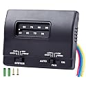 7330F3852 RV Thermostat Heat Cool Control 12V DC Single Stage T-Stat Wall Coleman Mach RV Thermostat Replacement Compatible with Coleman Mach, Black