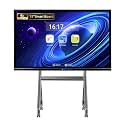 75 Inch Interactive Smart Board 4K UHD, 20-Point Touch Digital Whiteboard with Built-in Android 11 &amp; Powerful OPS PC, Electronic Whiteboard for Classroom Office Hybrid Work Home (Board Only)