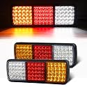 75 LED Truck Tail Light Bar, Turn Signal Running Brake Reverse LED Trailer Lights, Waterproof Taillight for Truck Boat Snowmobile Trailer Pickup RV Camper UTV UTE Vans