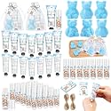 75 Pcs/25 Sets Blue Bear Party Favor, Baby Shower for Guests
