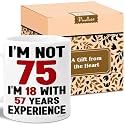 75 Year Old Birthday Gifts, Mug 11oz, Funny Gift for Women, Men 1951