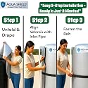 750 Litre Aqua Shield Insulated Water Tank Cover | Dual-Layer Thermal Protection | Keeps Water Cool in Summer & Warm in Winter | Prevents Algae, UV Damage & Dirt | Fits 750L Plastic Tanks