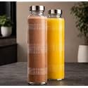 750 ML Glass Water Bottle with Stainless