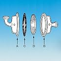 7519-06 Filter Support Assembly, Part A, 102 mm Diameter
