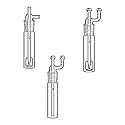 7536-13 Impinger, Greenburg-Smith, Complete with 500 mL Bottle and 18/9 Ball Vertical Inlet/Outlet Stopper, 9.5 mm ID Orifice Tube End Stem