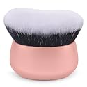 75MM Extra Large Self Tanner Kabuki Makeup Brush – Ultra Soft Dense Vegan Bristles for Body Makeup, Bronzer & Foundation–Applies Tanning Mousse, Lotion & Self Tanner–Pink, Wet & Dry