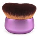 75MM Extra Large Self Tanner Kabuki Makeup Brush – Ultra Soft Dense Vegan Bristles for Body Makeup, Bronzer & Foundation–Applies Tanning Mousse, Lotion & Self Tanner–Purple, Wet & Dry