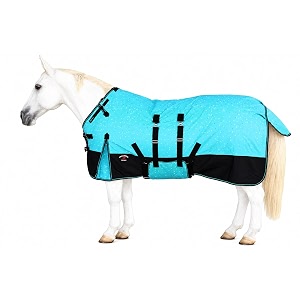 76 inch Challenger Turquoise Glitter 1200D Heavy-Weight