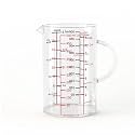 77L 2 Cup Glass Measuring Cup (0.5L), High Borosilicate Glass Measuring Cup